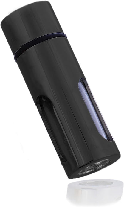 Portable Stainless Steel Glass Container Tube Urn Keepsake Cremation Ashes Memorial Pendant for Men Women