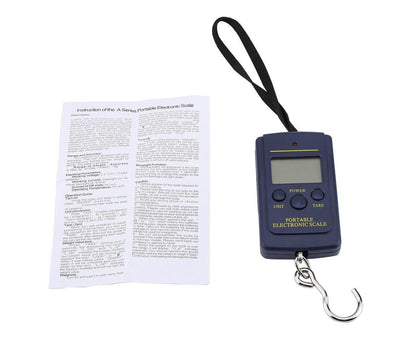 40kg/10g Electronic Scale Digital Hanging Luggage Portable Scale with Hook