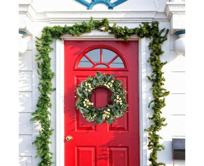 Green Eucalyptus Wreath,Artificial Eucalyptus Leaves Wreath