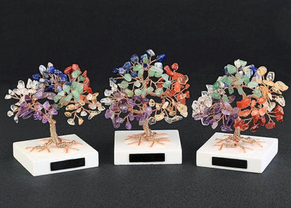 Premium quality natural chakra crystal tree with healing properties