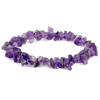 Irregular Natural Crystals Chakras Stone Bracelet Beads Bracelets Yellow Crystals Clear