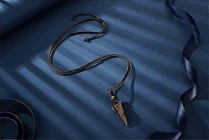 Crystal Necklace for Men Women Healing Crystal Stone Bar Pendant Necklace Adjustable Rope Necklace Natural Gemstone Necklace Jewelry