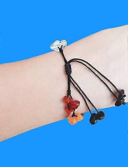 Handmade Natural Gemstones Bracelet 7 Chakras Healing Crystals Bracelet Yoga Stone Beads Bracelets Meditation Bangle for Womens Mens