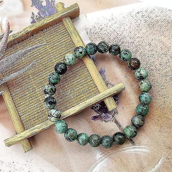 Men Women 8mm Natural Stone Bead Stretch Bracelet Healing Crystal Gemstone Beaded Bracelets