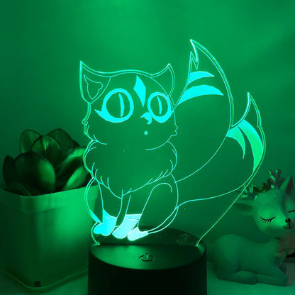 3D LED Night Light Kirara Handmade 3D Illusion
