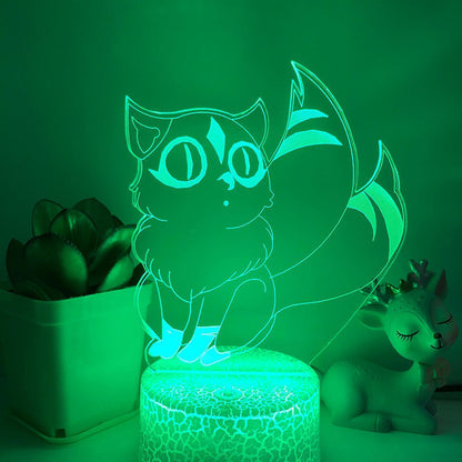 3D LED Night Light Kirara Handmade 3D Illusion