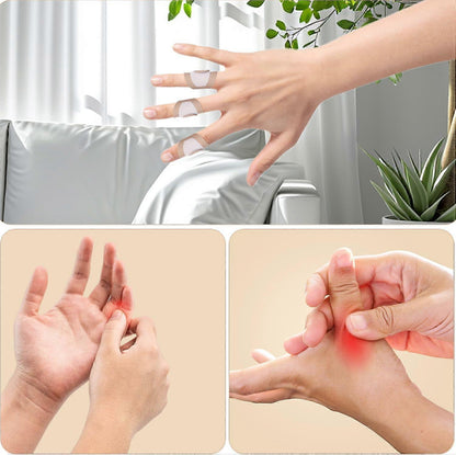 10pcs Castor Oil Finger Wraps & 2pcs Castor Oil Pack for Hands, Soft Cotton
