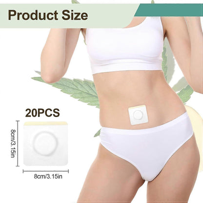 20Pcs Castor Oil Belly Button Patch, Castor Oil Patches Disposable, Castor Oil