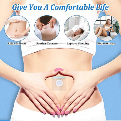 20Pcs Castor Oil Patches, Disposable Castor Oil Pack Wrap Self-Adhesive Belly