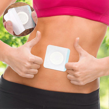 30pcs Castor Oil Belly Button Pack Wrap, Self-Adhesive Disposable Castor Oil