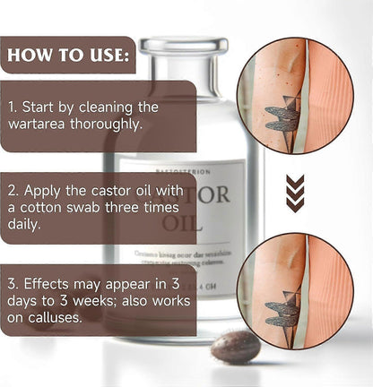Self-Adhesive Organic Castor Oil Pack Wrap for Pimple Patches