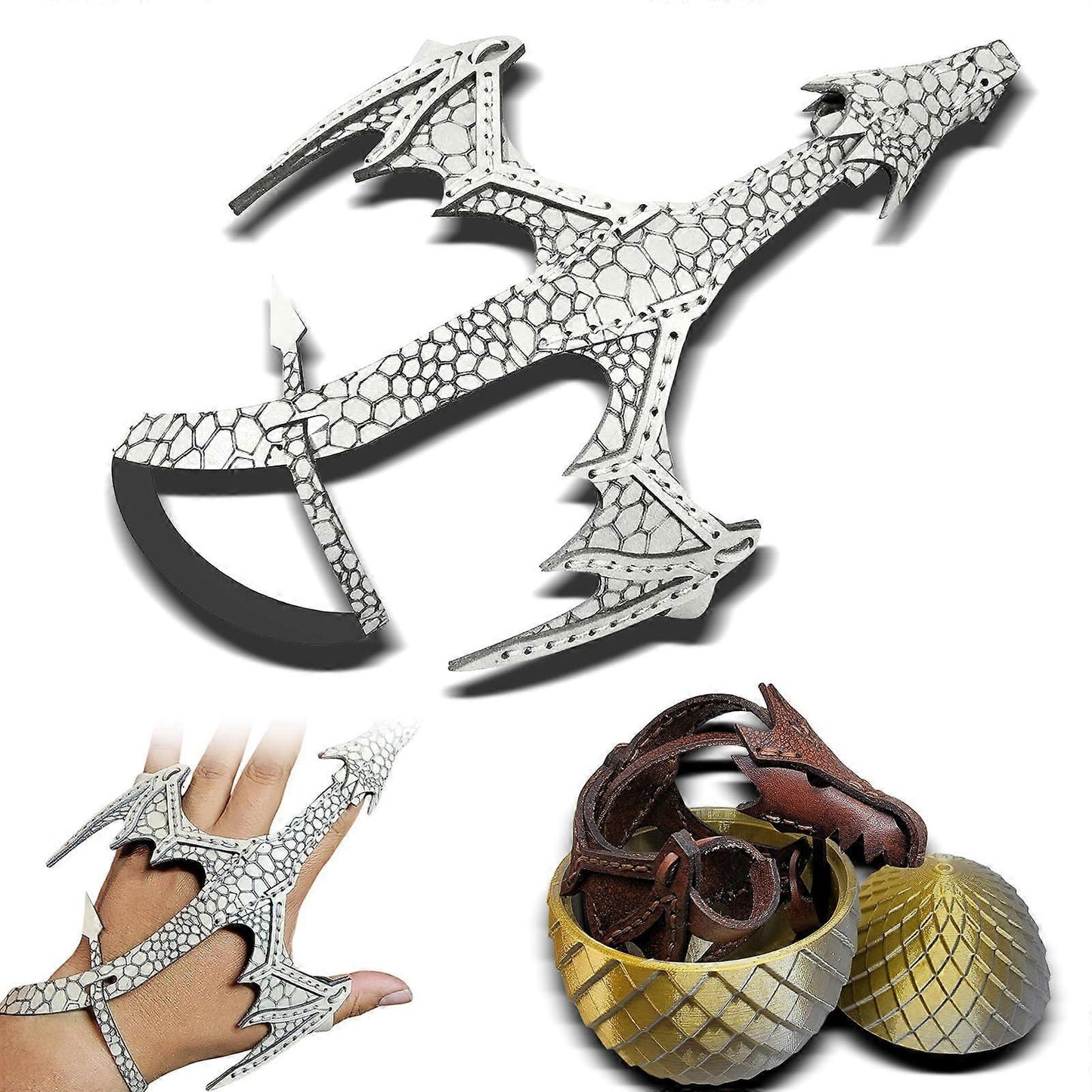 Mystery Color Dragon Egg with Left Hand Black Dragon Bracelet