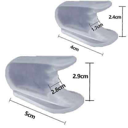 Silicone Toe Separators - Gel Toe Spacers for Overlapping Toes & Alignment