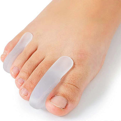 Silicone Toe Separators - Gel Toe Spacers for Overlapping Toes & Alignment