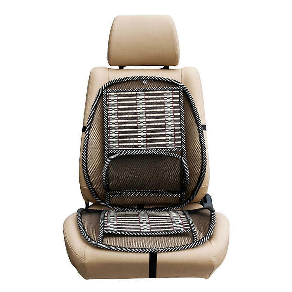 Cooling Massage Car Cushion - Breathable Summer Back & Waist Support Pad