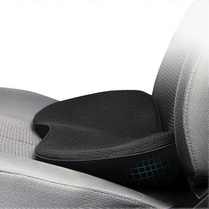 Driver Seat Cushion - Thick Heightening Back Pad for Car, Relieves Discomfort
