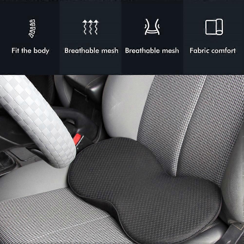 Driver Seat Cushion - Thick Heightening Back Pad for Car, Relieves Discomfort