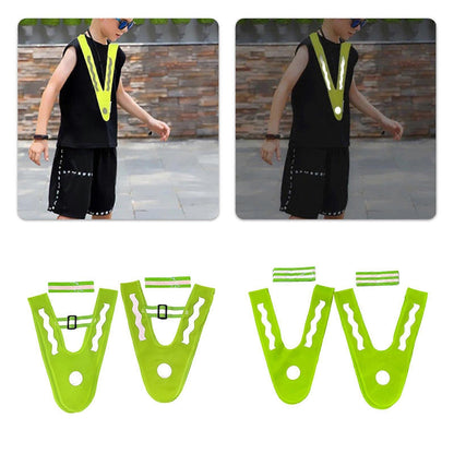Babies Reflective Vest with Wrist Bands, Outdoor High Visibility Reflective Gear