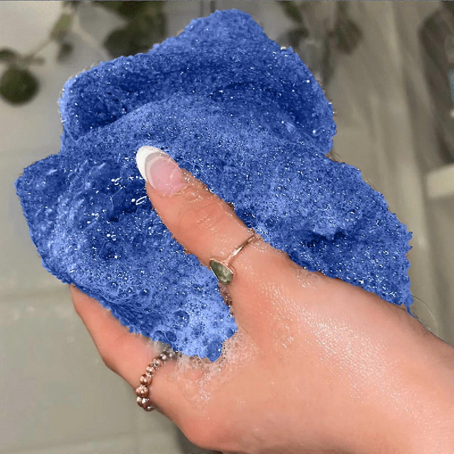 African Net Sponge, Exfoliating Bath Scrubber Long Net Body Scrubber