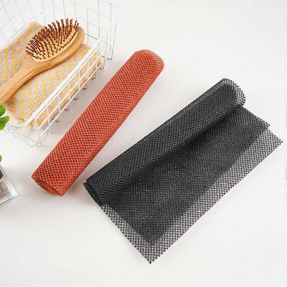 6pcs African Long Net Sponge, Exfoliating Shower Body Back Scrubber