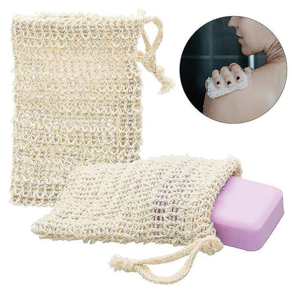 Shower Exfoliator Soap Saver Bag, Sponge Mesh Bubble Pouch