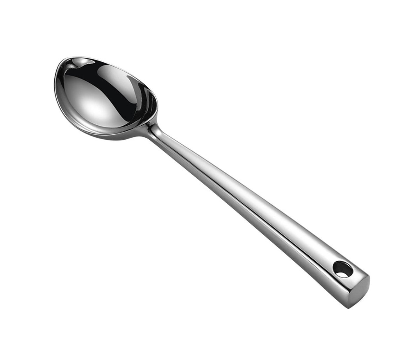 Ice Cream Scoop Anti-slid Stainless Steel Ice Cream Spoon-Home-Silver