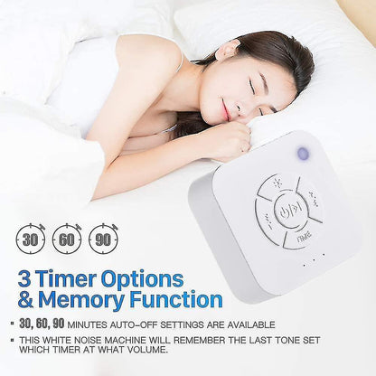 Portable White Noise Sound Machine Lullaby Sound Therapy Soother