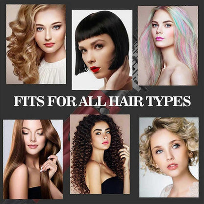 3-in-1 Rotating Hot Air Styler Hair Dryer with Brush