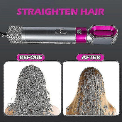 5-in-1 Hair Dryer Brush Curler Straightener Styling Tool