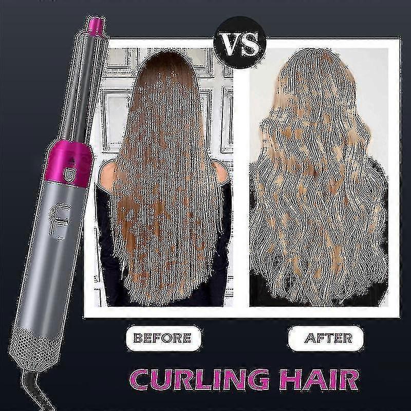 5-in-1 Hair Dryer Brush Curler Straightener Styling Tool