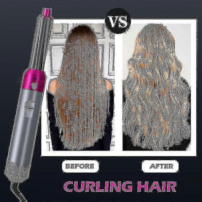 5-in-1 Hair Dryer Brush Curler Straightener Styling Tool