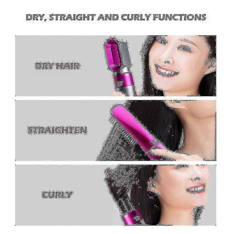 5-in-1 Hair Dryer Brush Curler Straightener Styling Tool