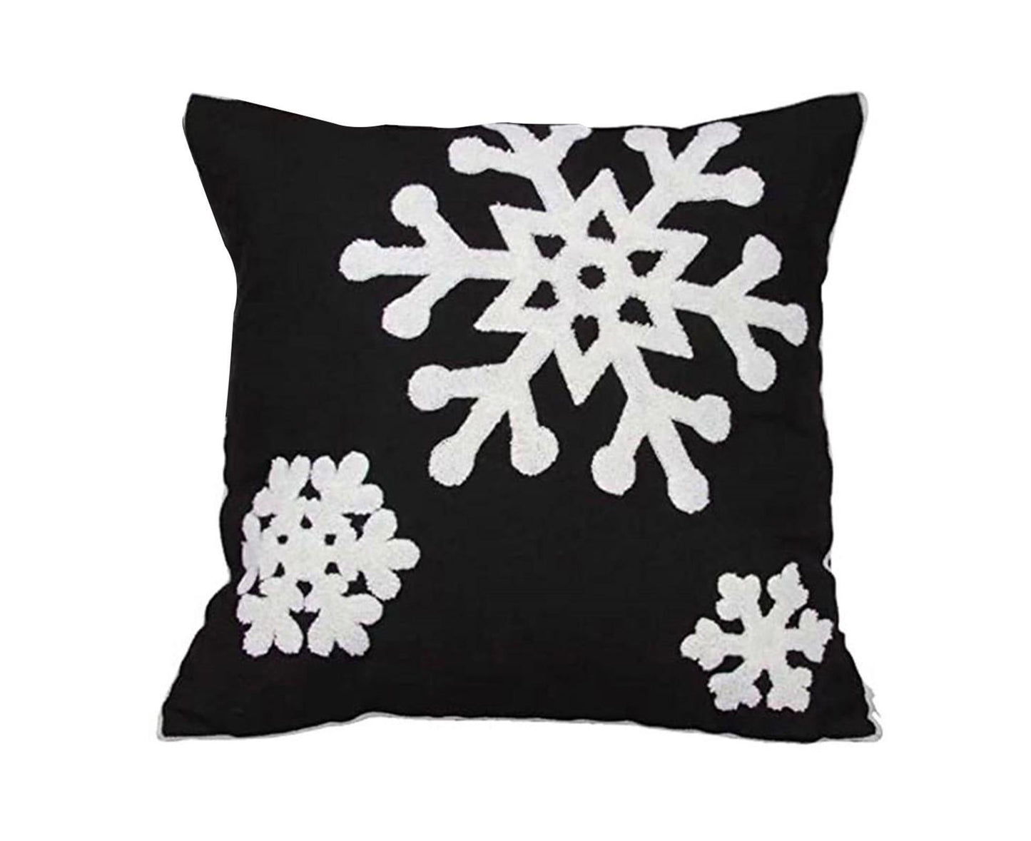 Xmas Throw Pillows Case for Living Room-Black