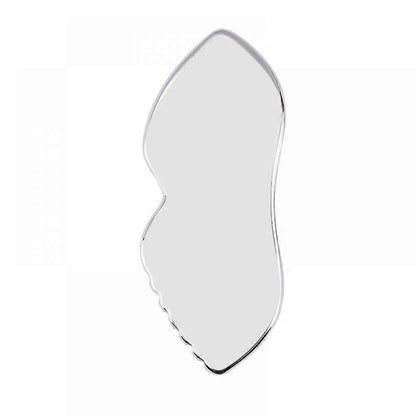 Upgraded Stainless Steel Face Guasha Tool, Metal Skin Tightening Massage Scraper