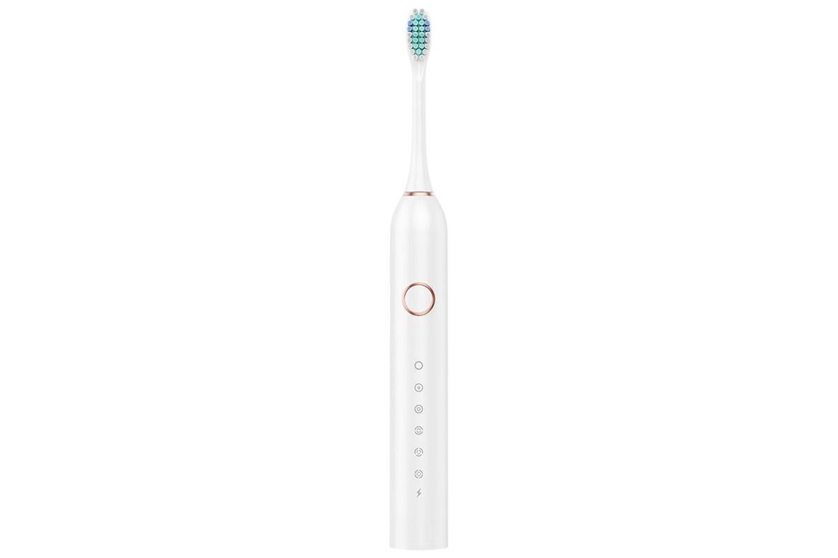 22000 VPM Electric Toothbrush for Adults with 10 Brush Heads and 6 Modes Toothbrush Sets - White