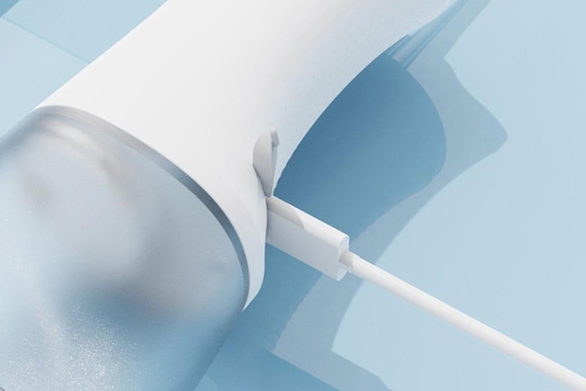 Cordless Rechargeable Portable Water Flosser for Teeth Gums Braces Care and Travel with 8 Flossing Tips