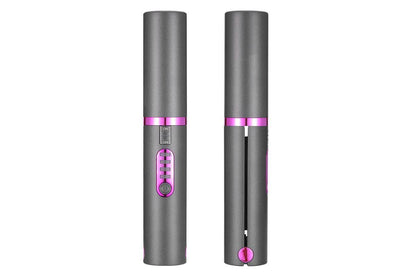 Cordless Hair Straightener and Curler 2 in 1 Mini Ceramic Flat Iron for Travel