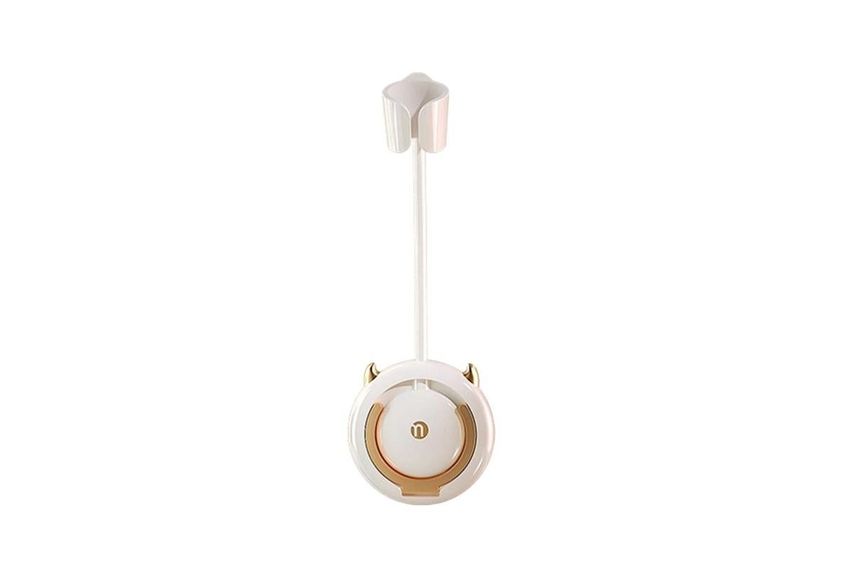 Hands-Free Hair Dryer Holder Adjustable Lazy Bracket -White-gold