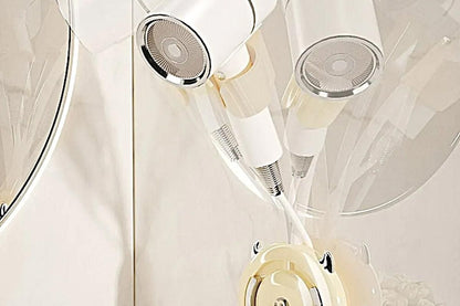 Hands-Free Hair Dryer Holder Adjustable Lazy Bracket -Yellow-silver