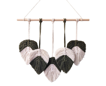 Bohemia Macrame Wall Hanging-Atrovirens