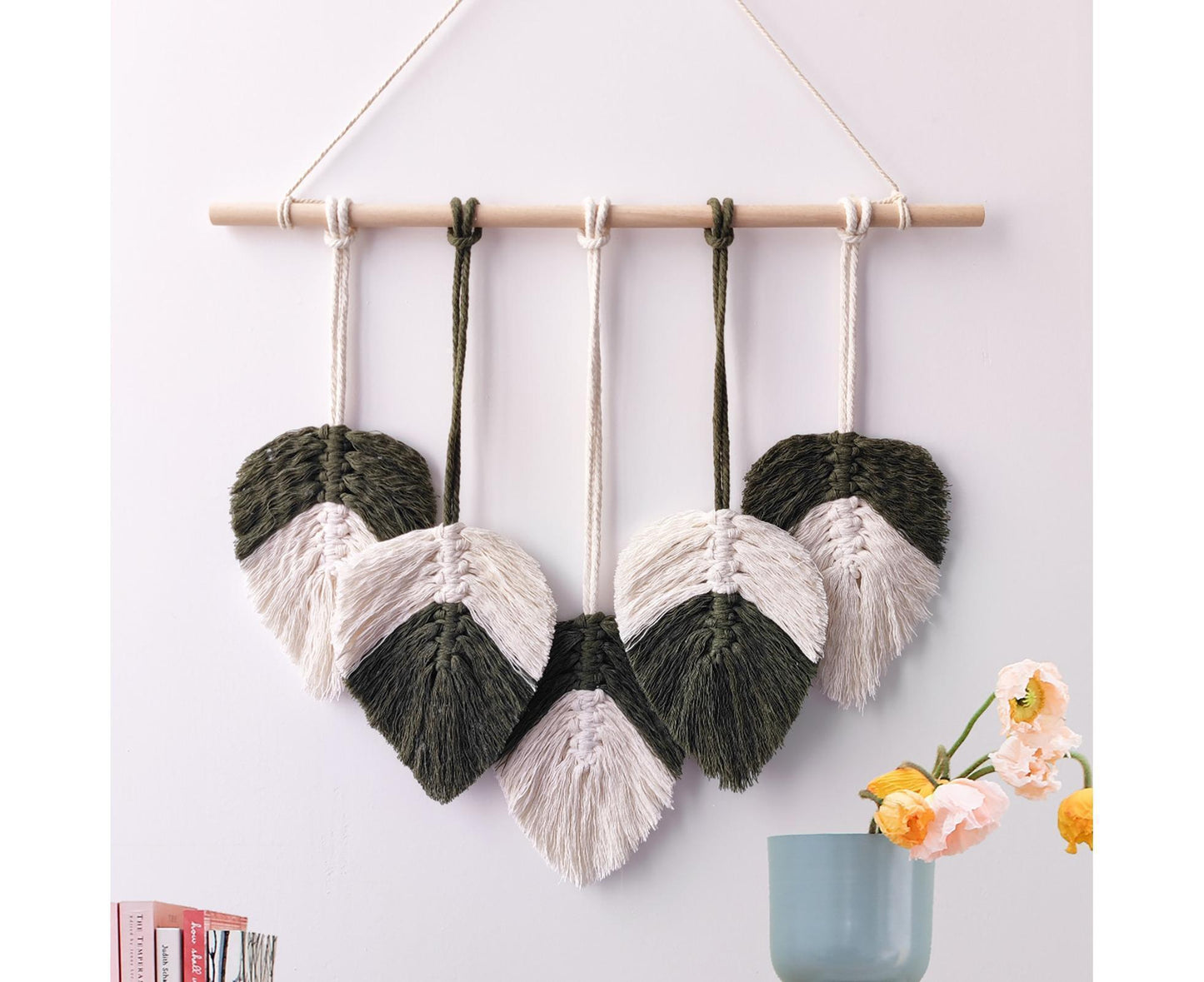 Bohemia Macrame Wall Hanging-Atrovirens