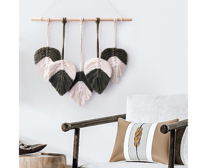 Bohemia Macrame Wall Hanging-Atrovirens