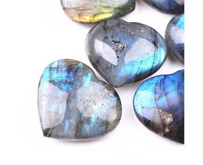 Aesthetic Heart Shape Stone Decor Exquisite Fine Texture Stone Energy Stone for Home- 4-4.5cm