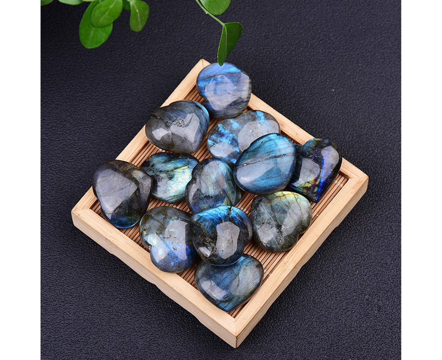 Aesthetic Heart Shape Stone Decor Exquisite Fine Texture Stone Energy Stone for Home- 4-4.5cm