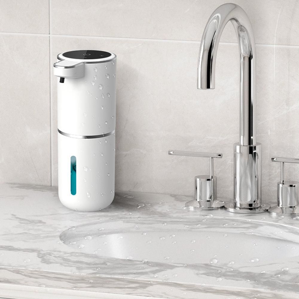 380ML Automatic Soap Dispenser Touchless Adjustable Soap Dispenser Rechargeable Black