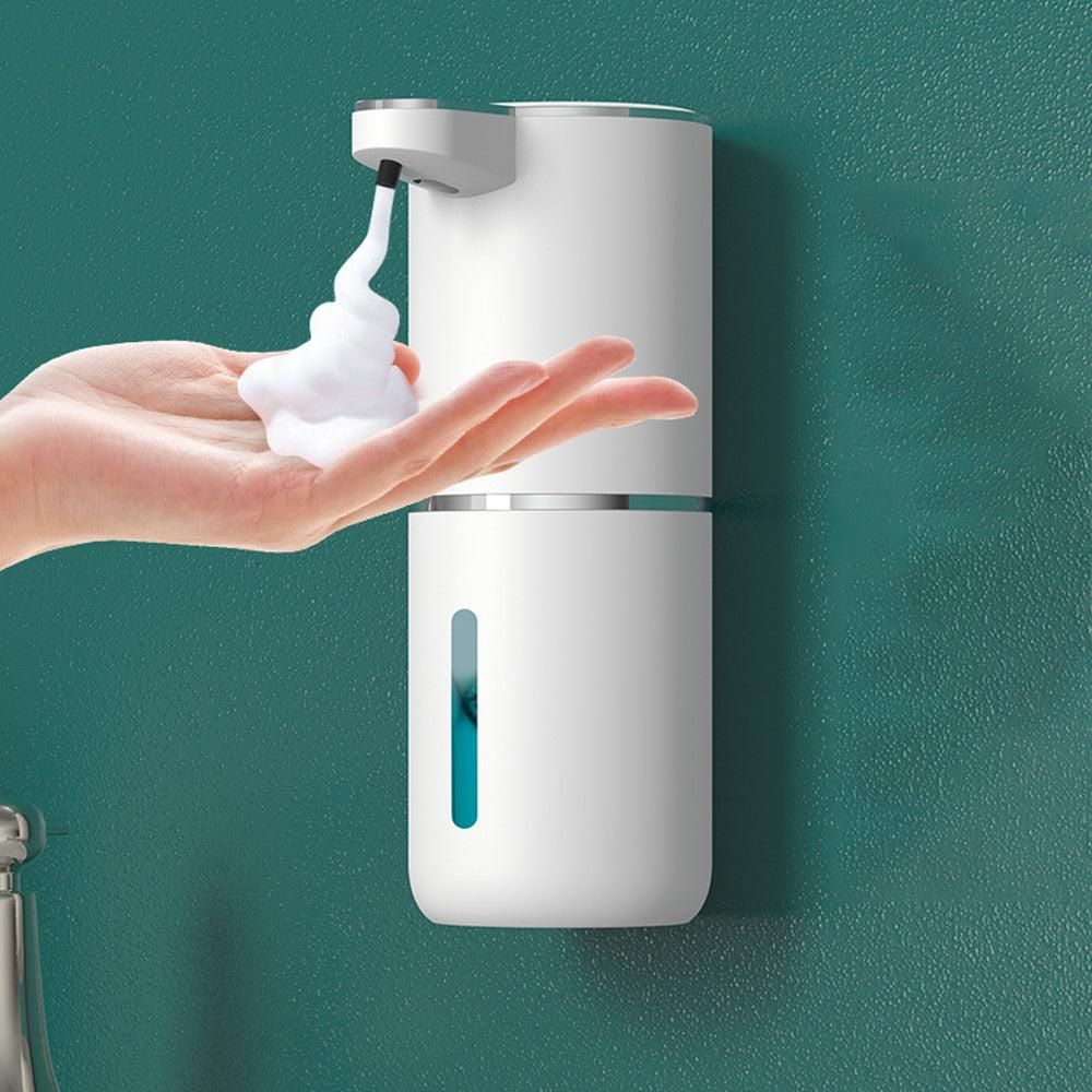 380ML Automatic Soap Dispenser Touchless Adjustable Soap Dispenser Rechargeable Black