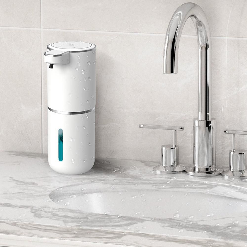 380ML Automatic Soap Dispenser Touchless Adjustable Soap Dispenser Rechargeable White