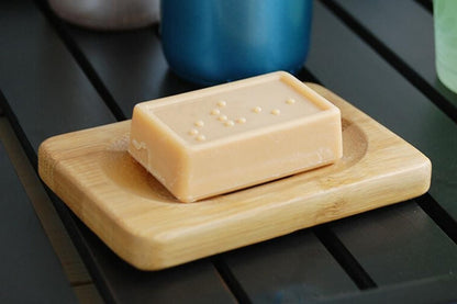 2PCS Wood Soap Dish Storage Soap Holder Soap Tray For Home Bathroom