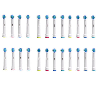 24pcs 3D Whitening Replacement Brush Heads Compatible with Oral-B Toothbrush