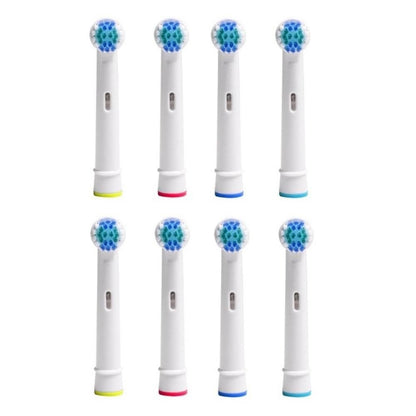 40pcs 3D Whitening Replacement Brush Heads Compatible with Oral-B Toothbrush